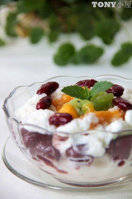 牛奶红豆冰沙的做法(甜品)