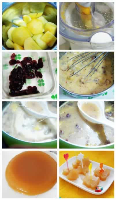 水果果冻的做法(零食)
