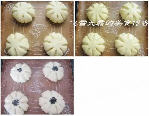 芝士花形面包vs蜜豆芝士面包的做法(早餐菜谱)