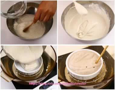 荞麦扒糕的做法(夏日美味小食)