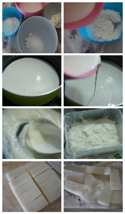 雪花糕的做法(甜品)