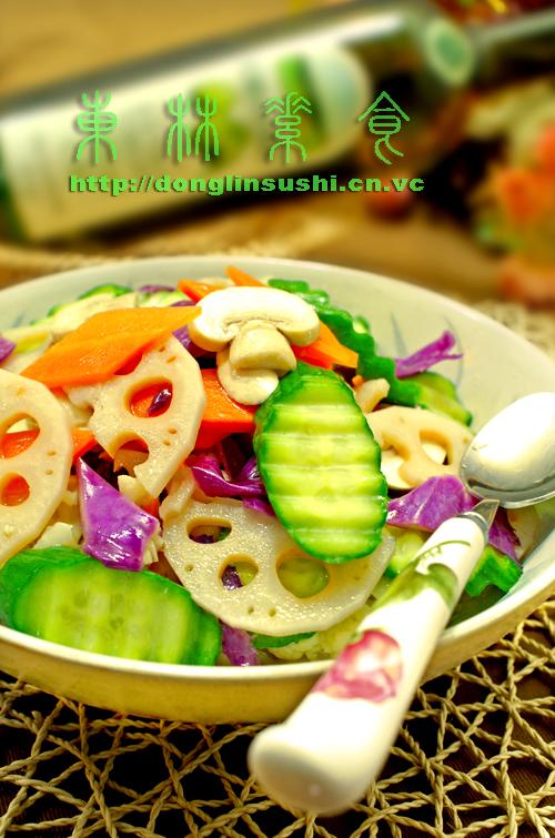 自制蔬菜沙拉的做法(凉菜)