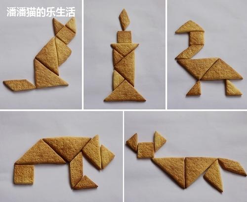 高钙七巧板饼干的做法(好吃补钙的零食)