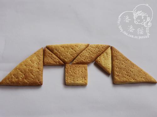 高钙七巧板饼干的做法(好吃补钙的零食)