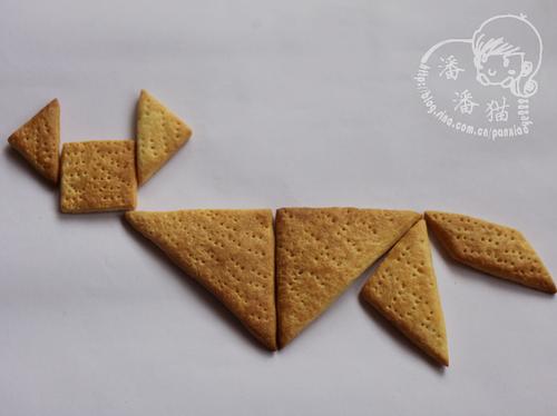 高钙七巧板饼干的做法(好吃补钙的零食)