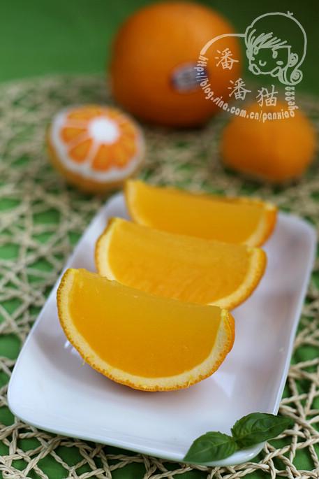 香橙果冻的做法(有趣又健康的消夏甜品)