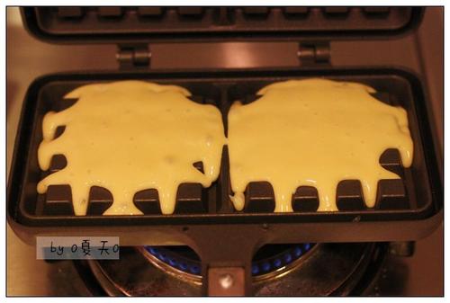 咸味和香葱华芙饼干的做法