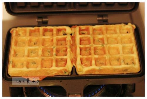 咸味和香葱华芙饼干的做法