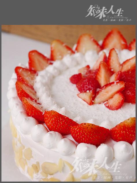 草莓奶油蛋糕的做法(甜品)