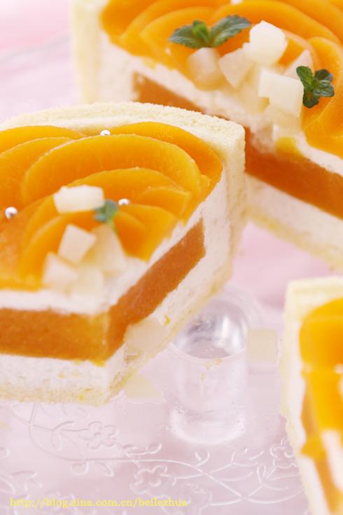 蜜桃慕斯蛋糕的做法(甜品)