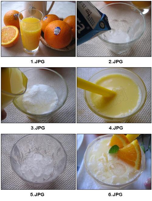 香橙奶油泡芙与椰香鲜橙汁的做法