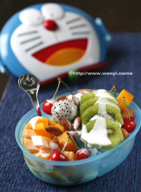 杂果大杏仁酸奶沙拉的做法(芒果怎么切)