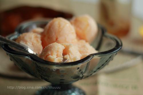 木瓜冰激凌的做法(甜品)