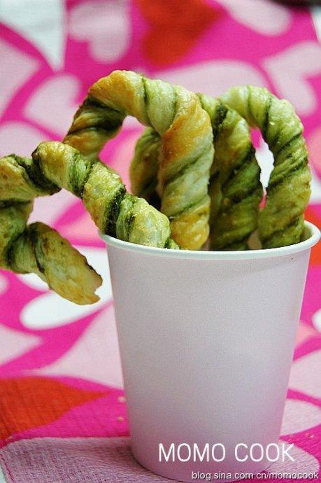 千层酥抹茶拐杖饼干的做法