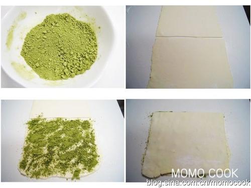 千层酥抹茶拐杖饼干的做法