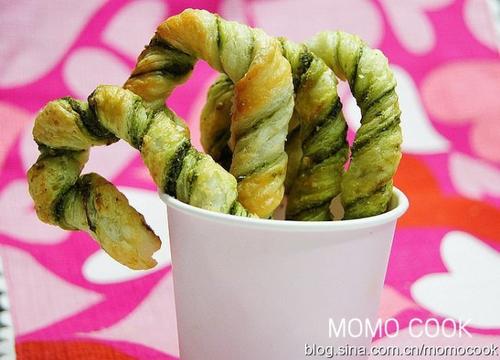千层酥抹茶拐杖饼干的做法
