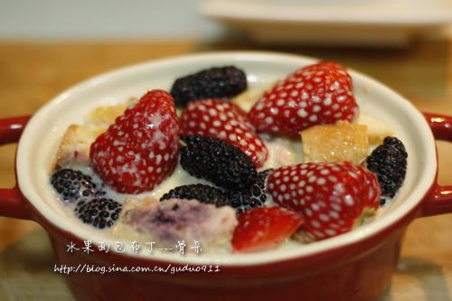 水果面包布丁的做法