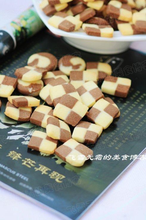 棋格饼干的做法