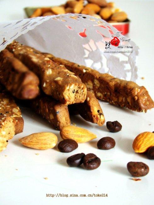 咖啡杏仁饼干的做法