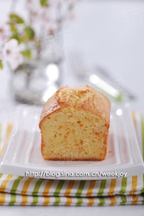 橙香磅蛋糕的做法