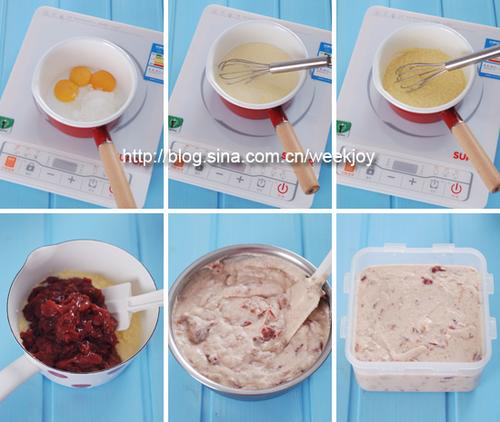 樱桃冰淇淋的做法(甜品)