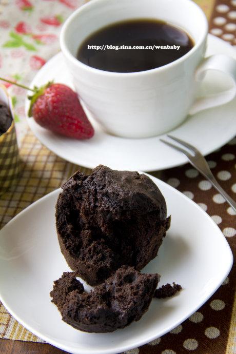 浓情巧克力小蛋糕的做法(早餐菜谱-20分钟搞定好吃至极)