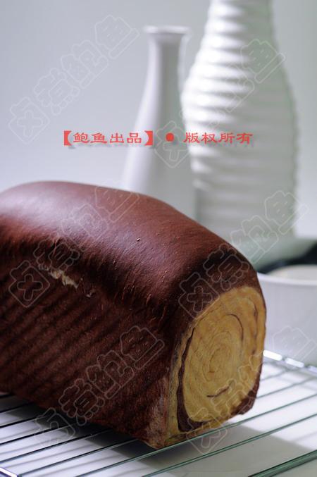 牛奶可可花色吐司的做法