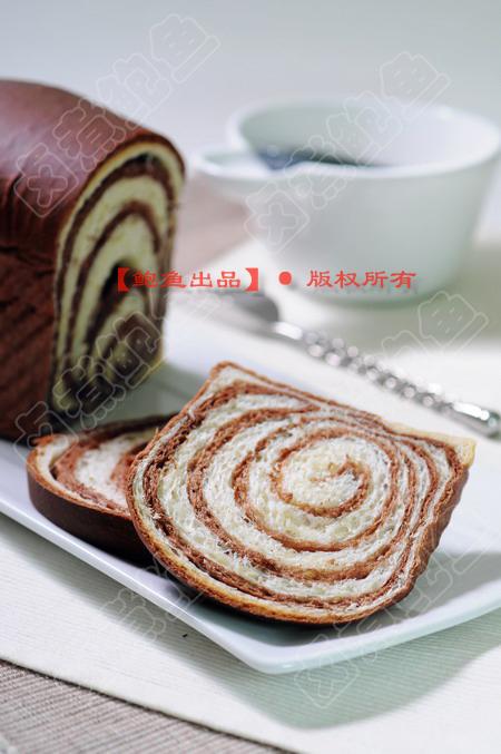 牛奶可可花色吐司的做法