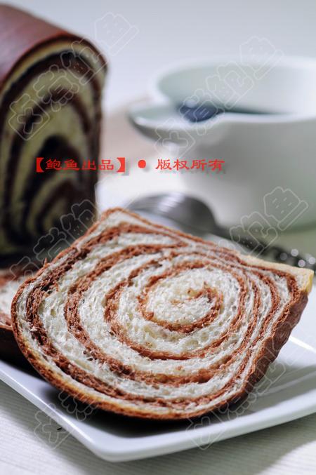 牛奶可可花色吐司的做法