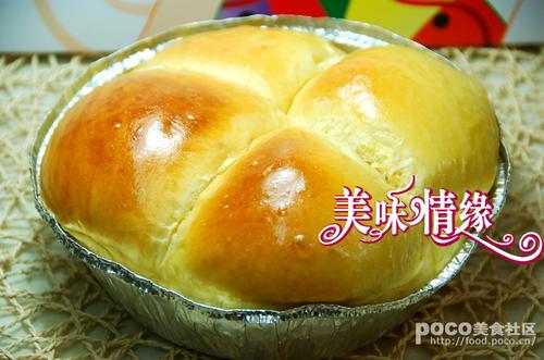 牛油蜜豆小餐包的做法