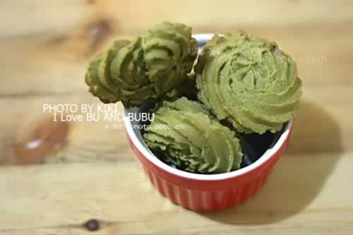 抹茶牛油曲奇的做法