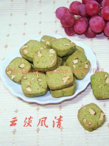 绿茶核桃饼干的做法