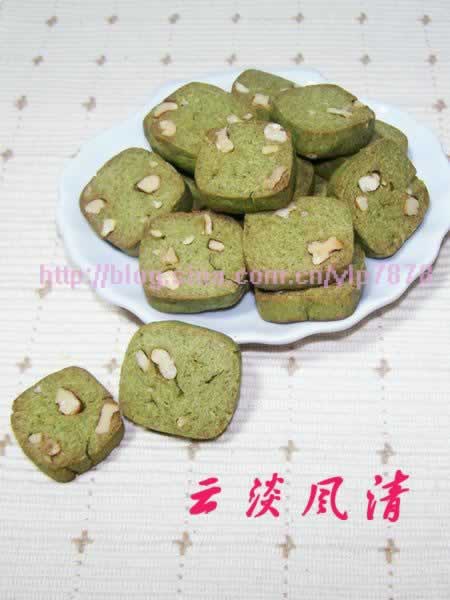 绿茶核桃饼干的做法
