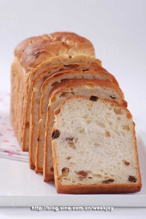 特浓橙皮葡萄干吐司的做法