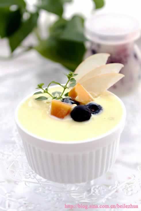 焗烤水果布丁的做法(甜品)