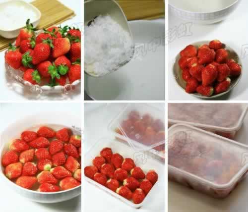 冻草莓的做法(提前三个月做纯天然冰淇淋)