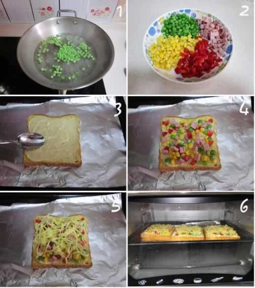 吐司披萨的做法