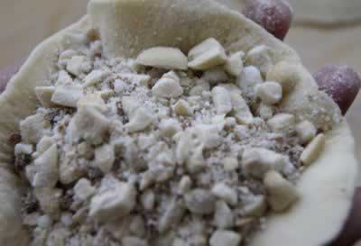 电饼铛花生糖馅饼和豆沙馅饼的做法