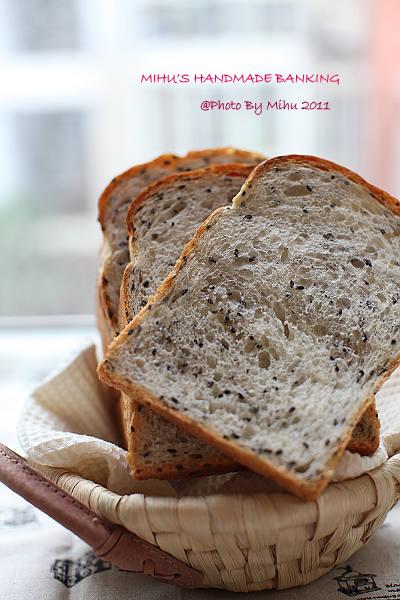 芝麻吐司的做法