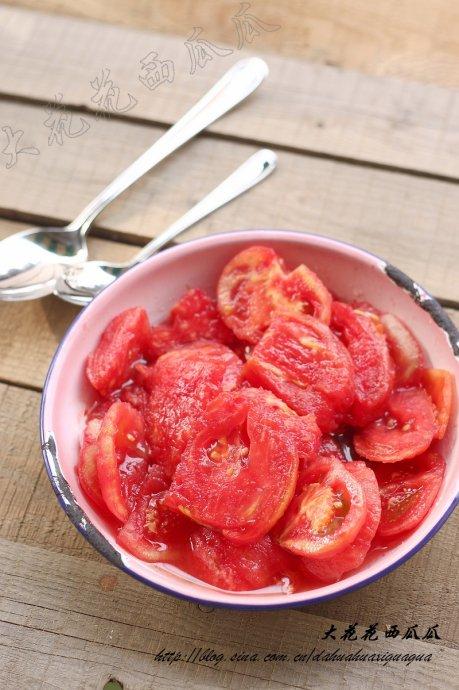 糖渍番茄的做法(甜品)