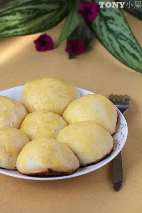 平底锅红豆小餐包的做法