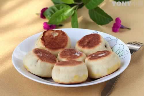 平底锅红豆小餐包的做法