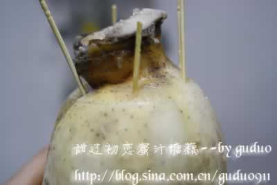 蜜汁糖藕的做法(最传统的甜点)