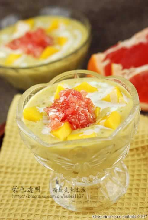 豪华版杨枝甘露的做法(经典港式甜品)