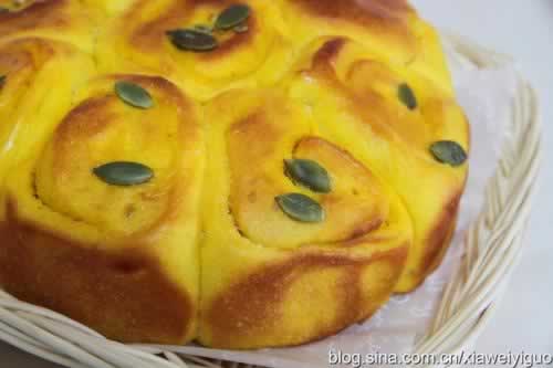 南瓜花包的做法