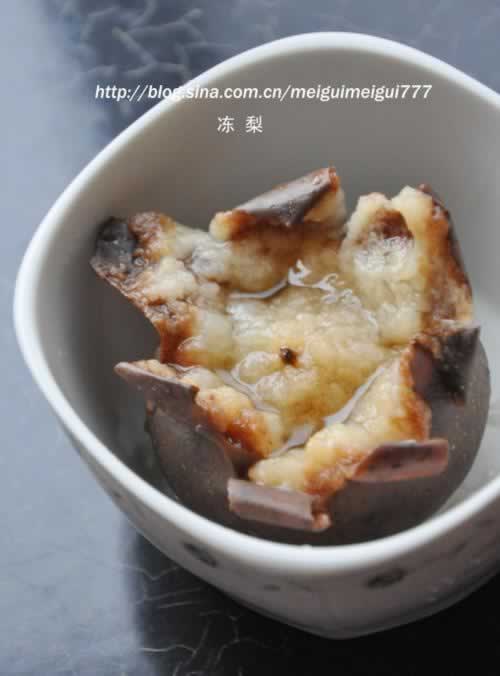 冻梨、软儿梨、黑梨的做法(特色水果)