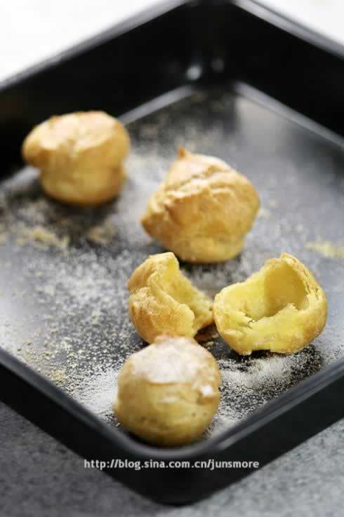 基础泡芙的做法(小点心)