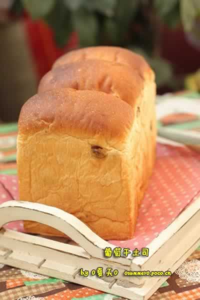 葡萄干多多土司的做法