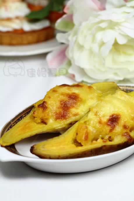 芝士焗薯茸的做法(西点)