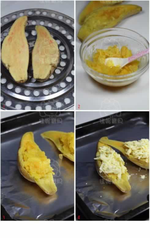 芝士焗薯茸的做法(西点)